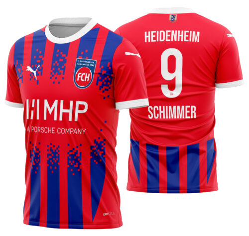 Arte vetor camisa 1. FC Heidenheim Local 2024-2025