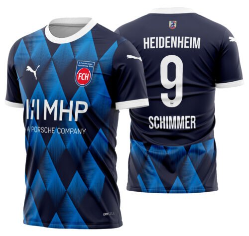 Arte vetor camisa 1. FC Heidenheim Visita 2024-2025