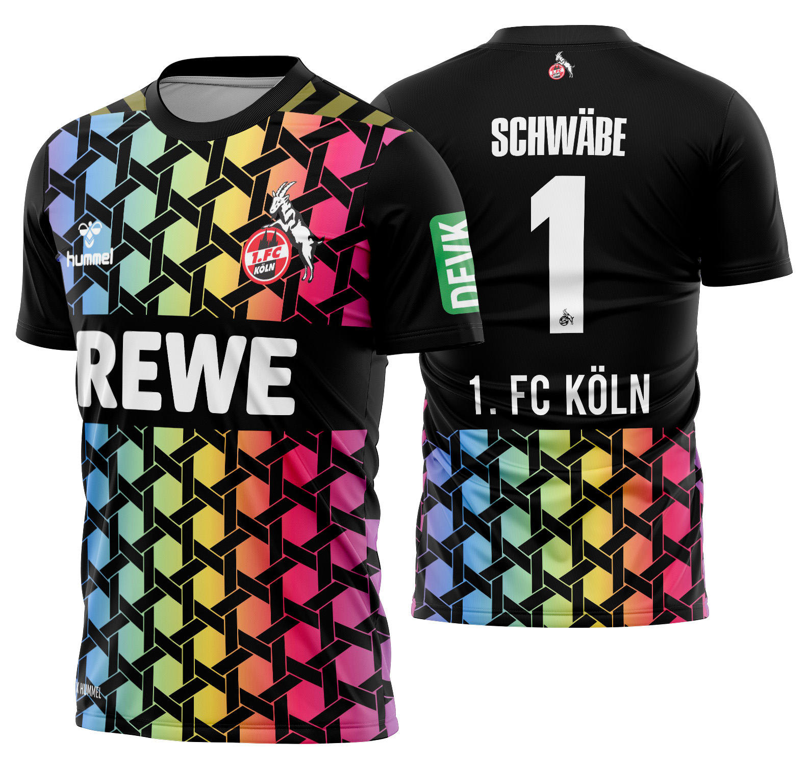 Arte vetor camisa 1. FC Köln Goleiro 2023-2024