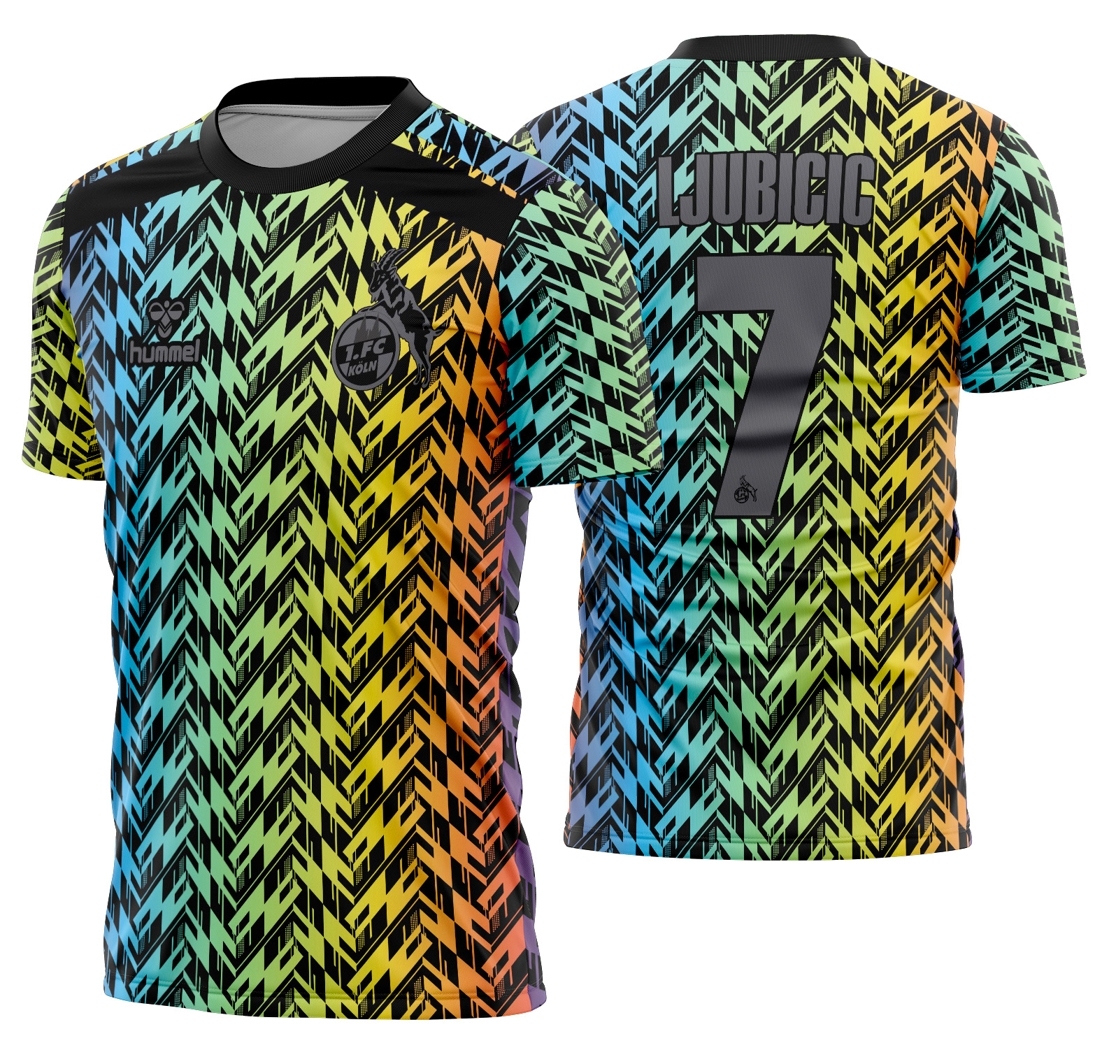 Arte vetor camisa 1. FC Köln Pre-jogo 2024-2025