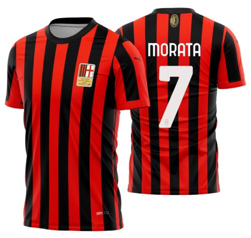 Arte vetor camisa AC Milan 125 Años 2024-2025