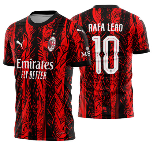 Arte vetor camisa AC Milan Concept 2025