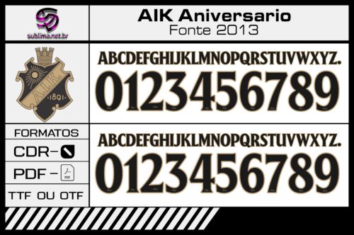 Fonte AIK Aniversario 2023