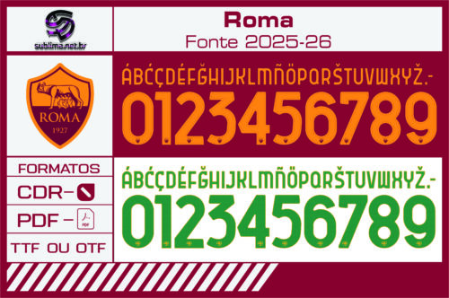 Fonte AS Roma 2025 2026