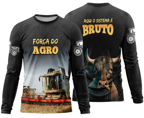 Arte estampa camisa Agro Mod-11