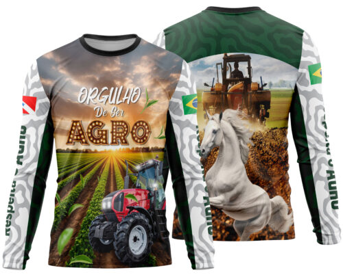 Arte estampa camisa Agro Mod-12