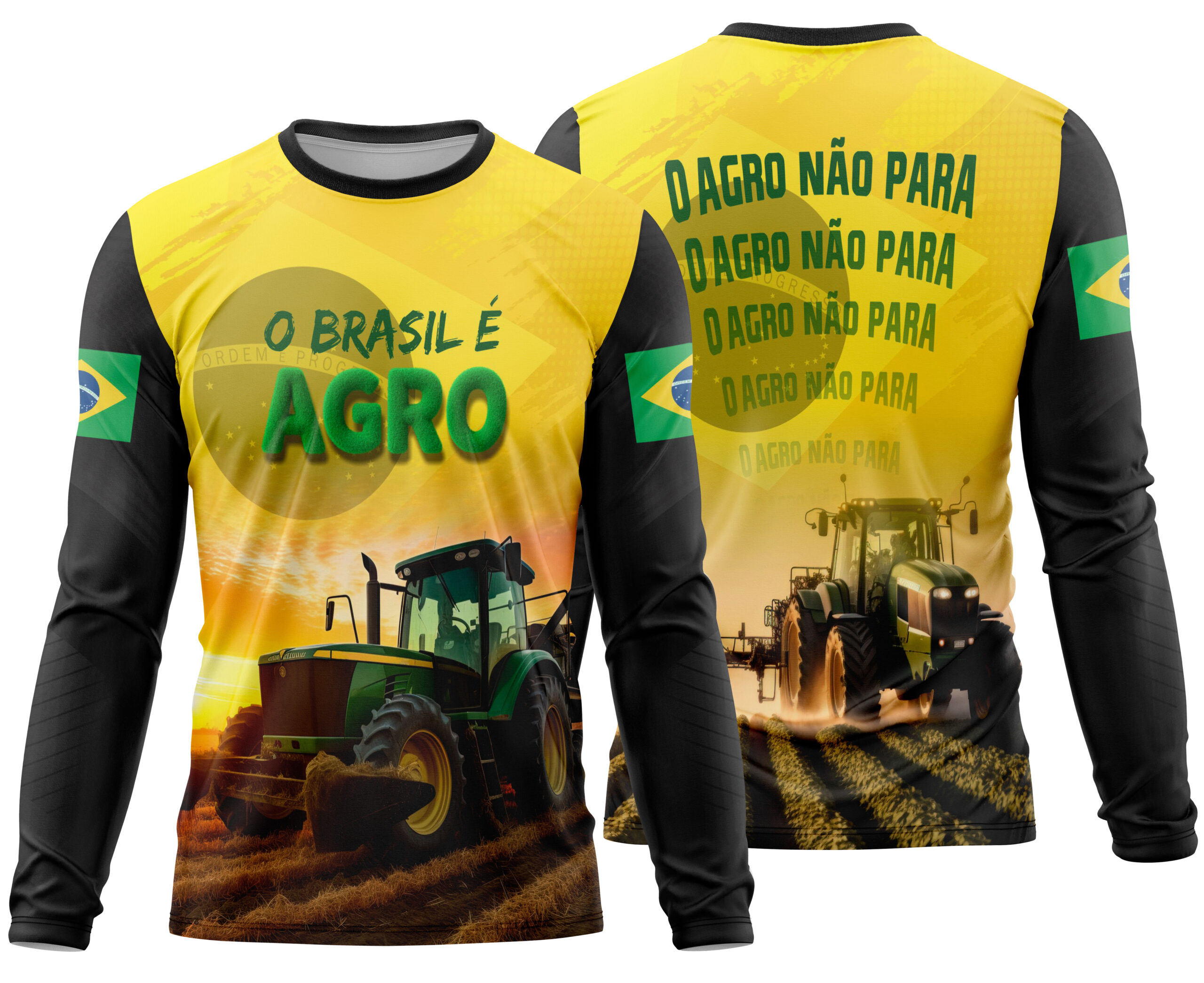 Arte estampa camisa Agro Mod-13