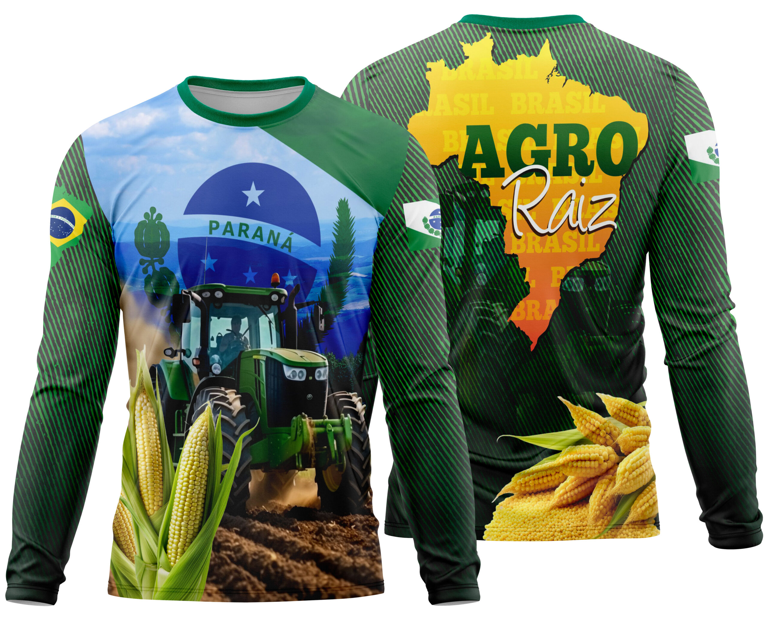 Arte estampa camisa Agro Mod-16