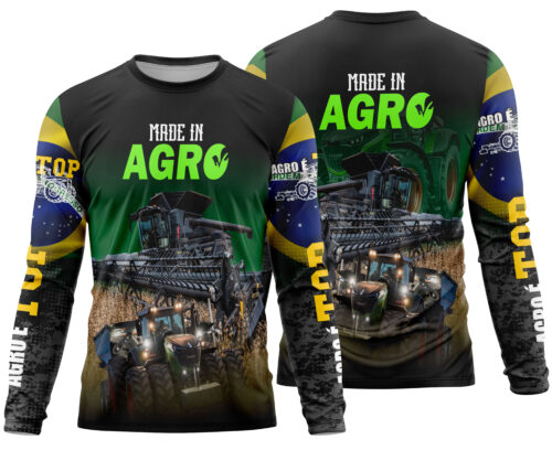 Arte estampa camisa Agro Mod-17
