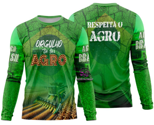 Arte estampa camisa Agro Mod-18