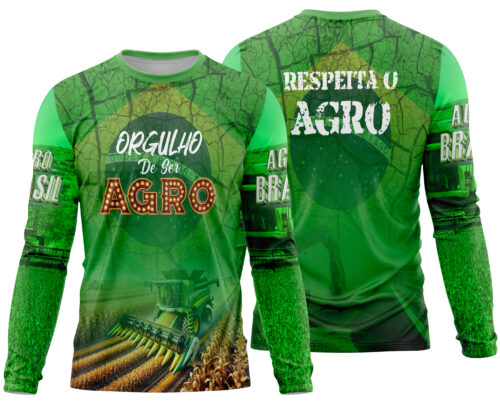 Arte estampa camisa Agro Mod-18