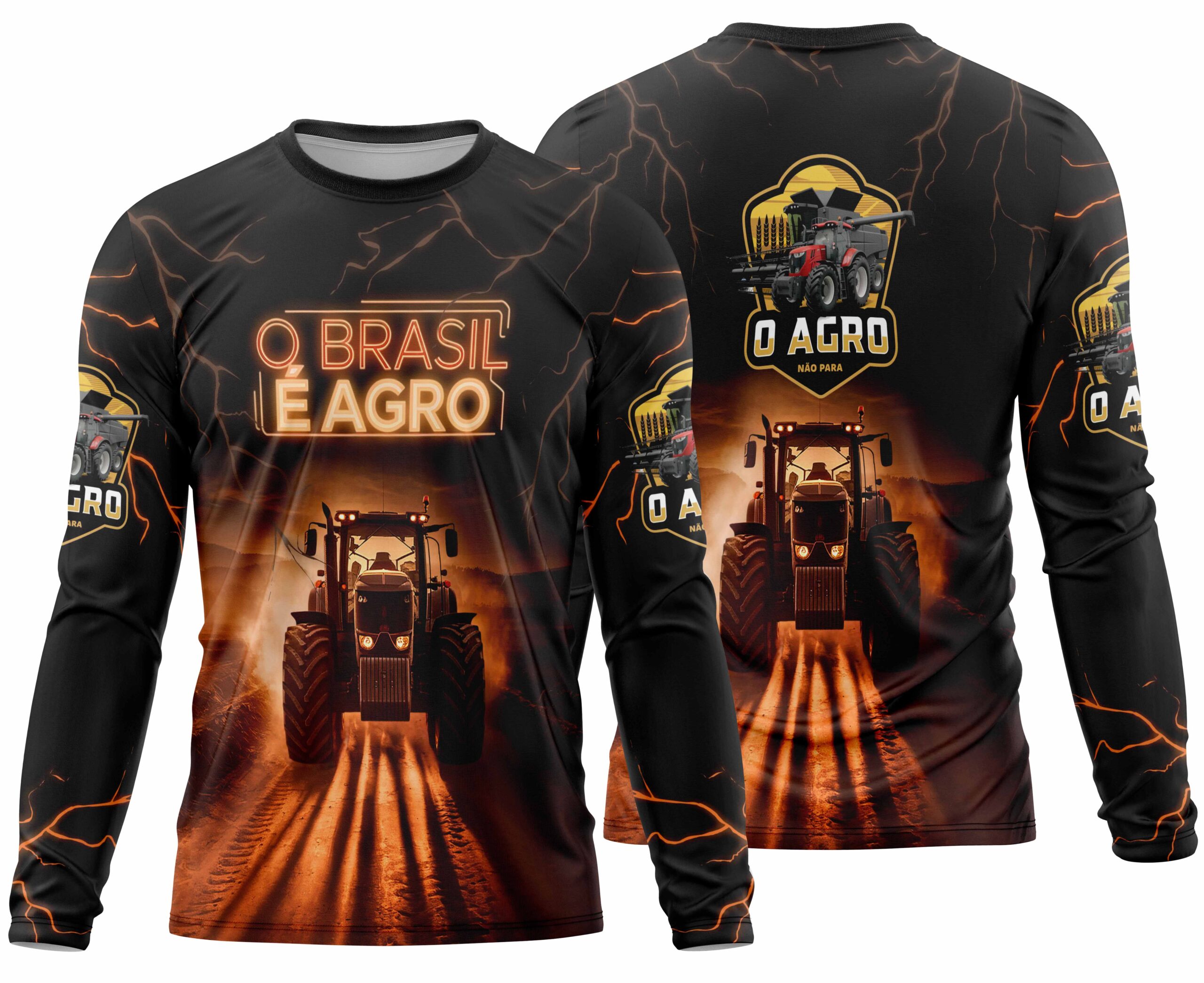 Arte estampa camisa Agro Mod-19