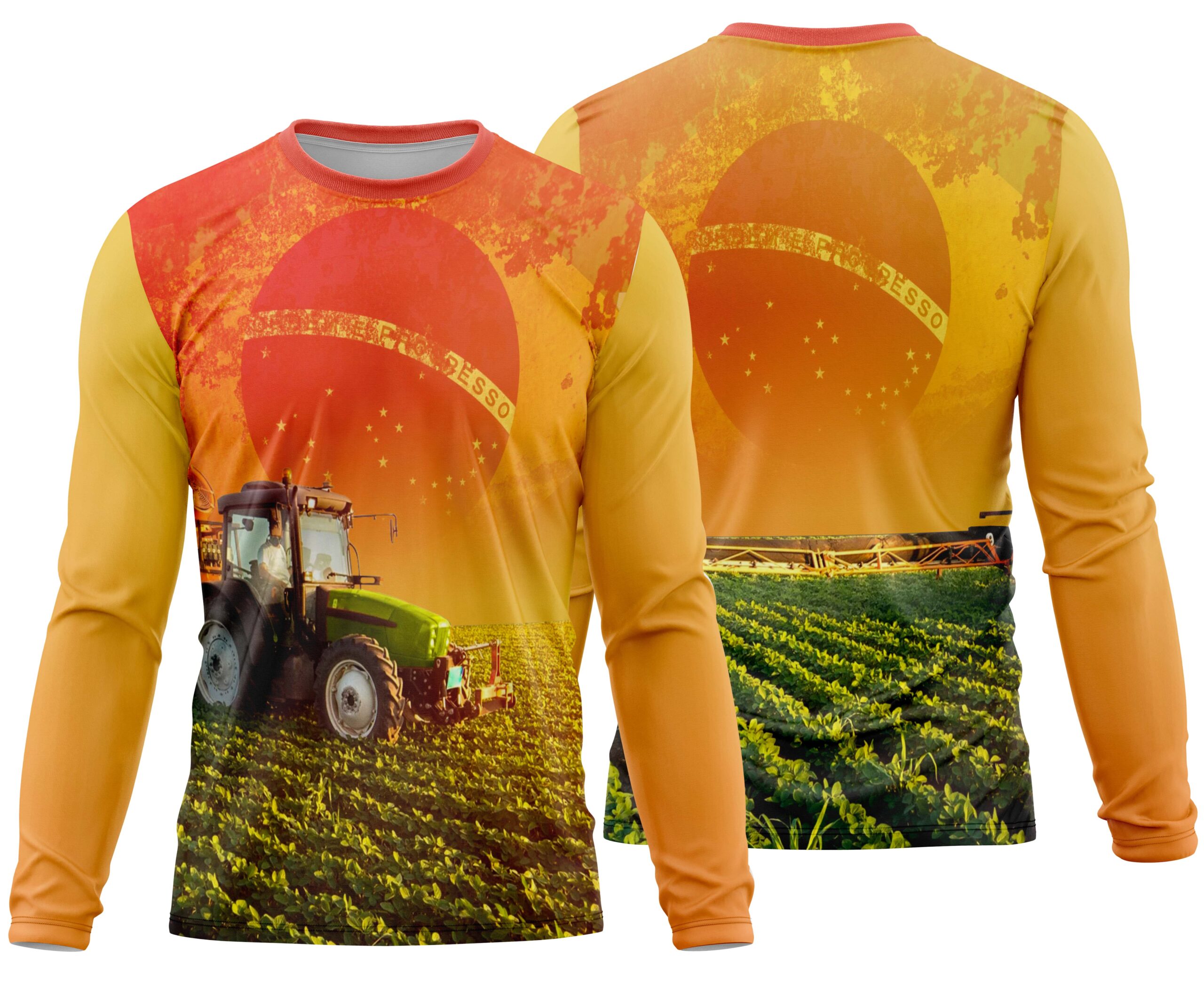 Arte estampa camisa Agro Mod-2