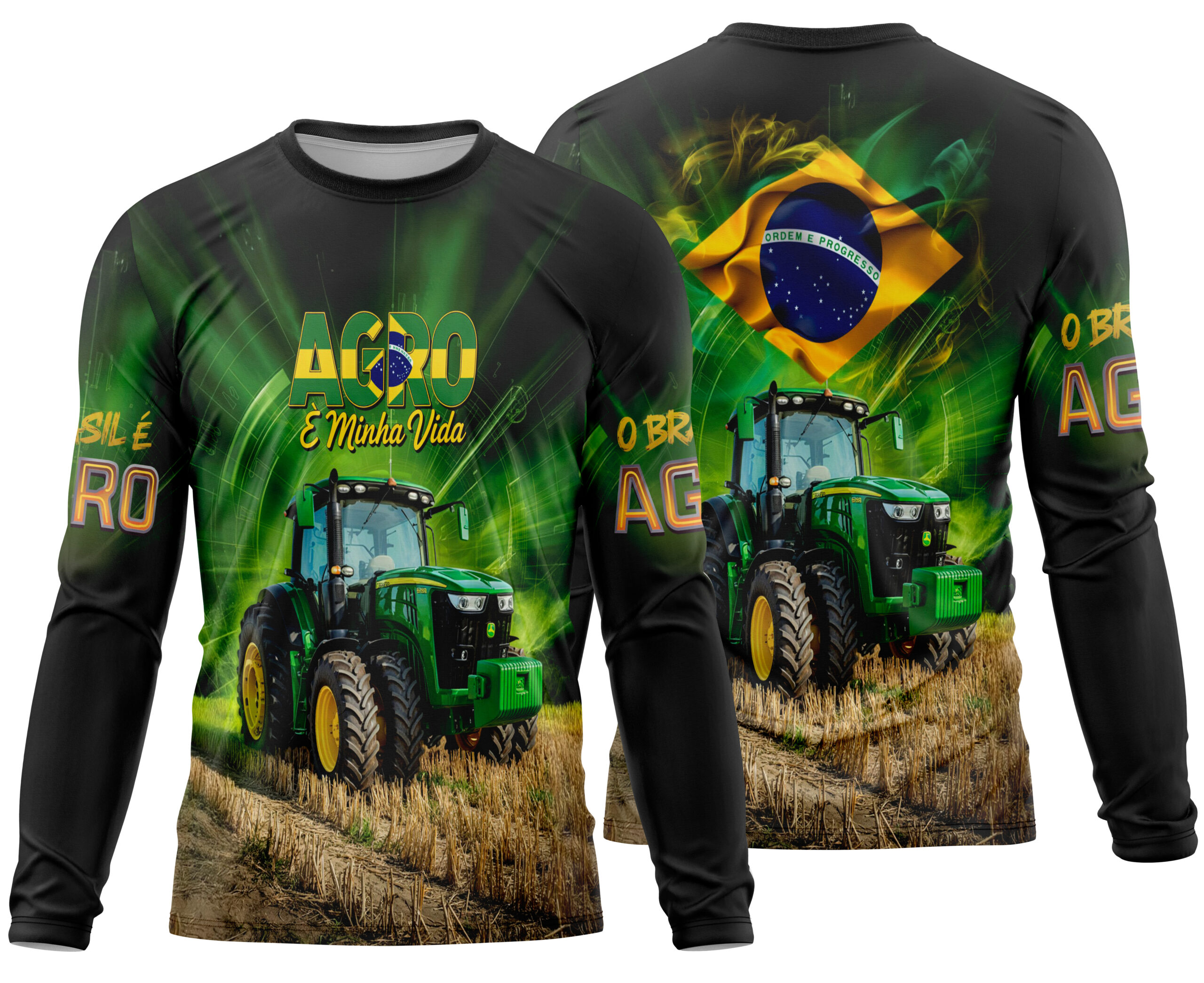 Arte estampa camisa Agro Mod-21