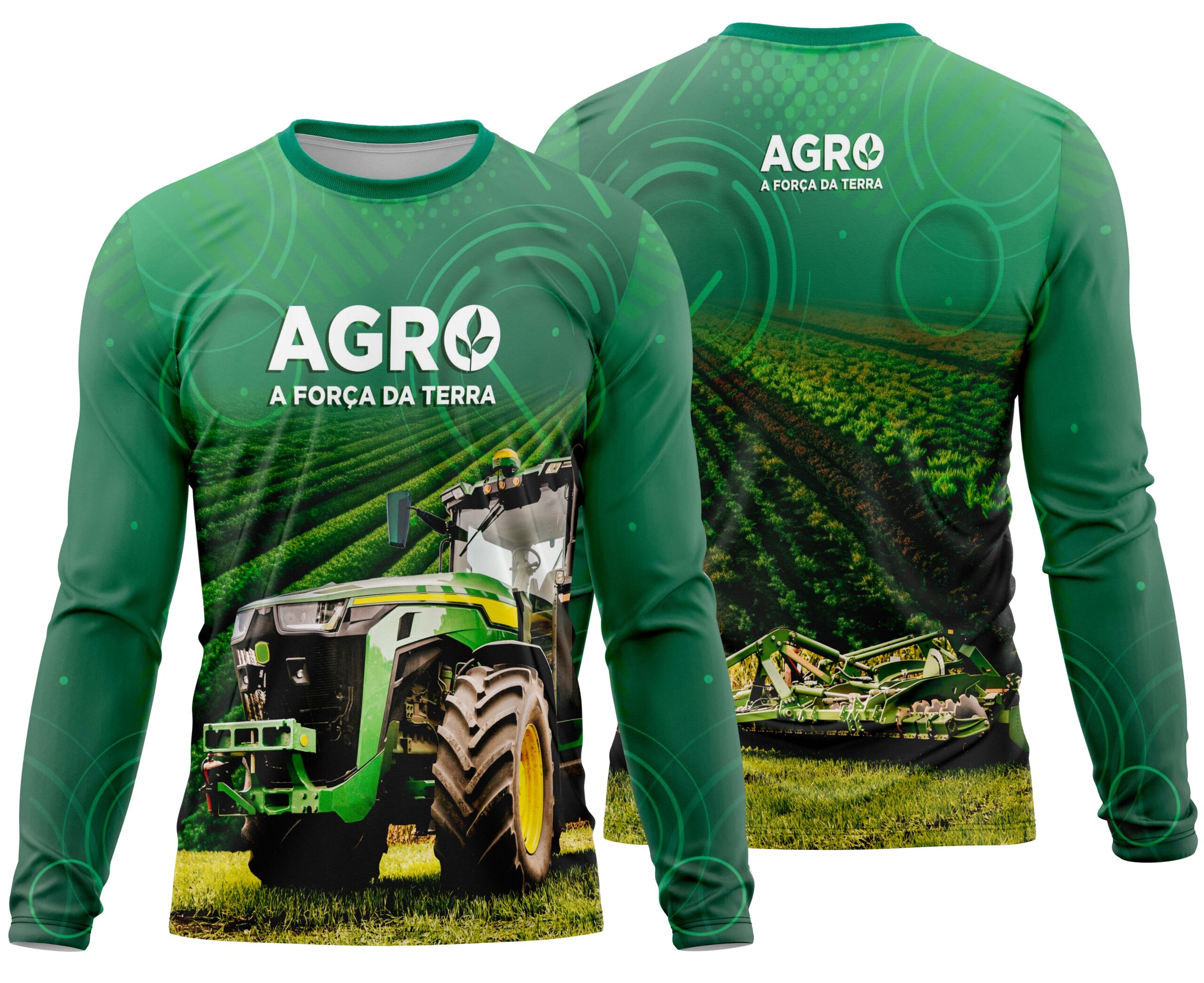 Arte estampa camisa Agro Mod-6