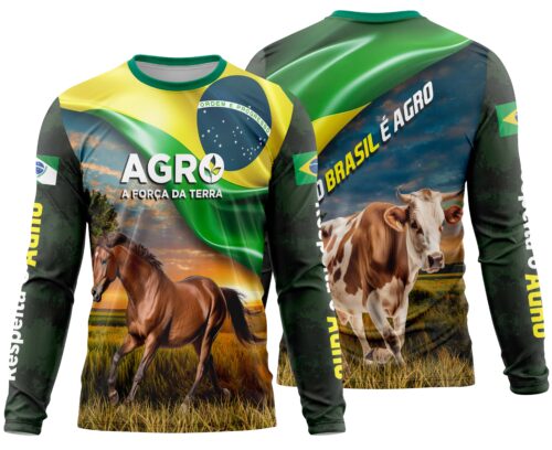 Arte estampa camisa Agro Mod-7