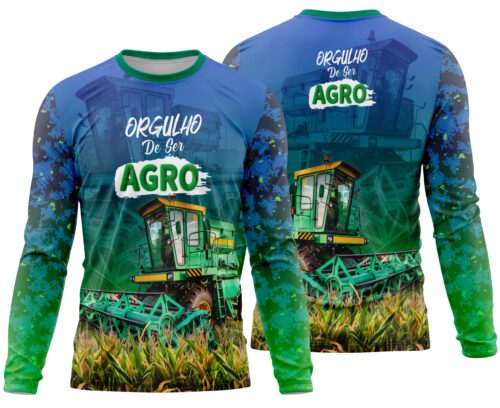 Arte estampa camisa Agro Mod-8