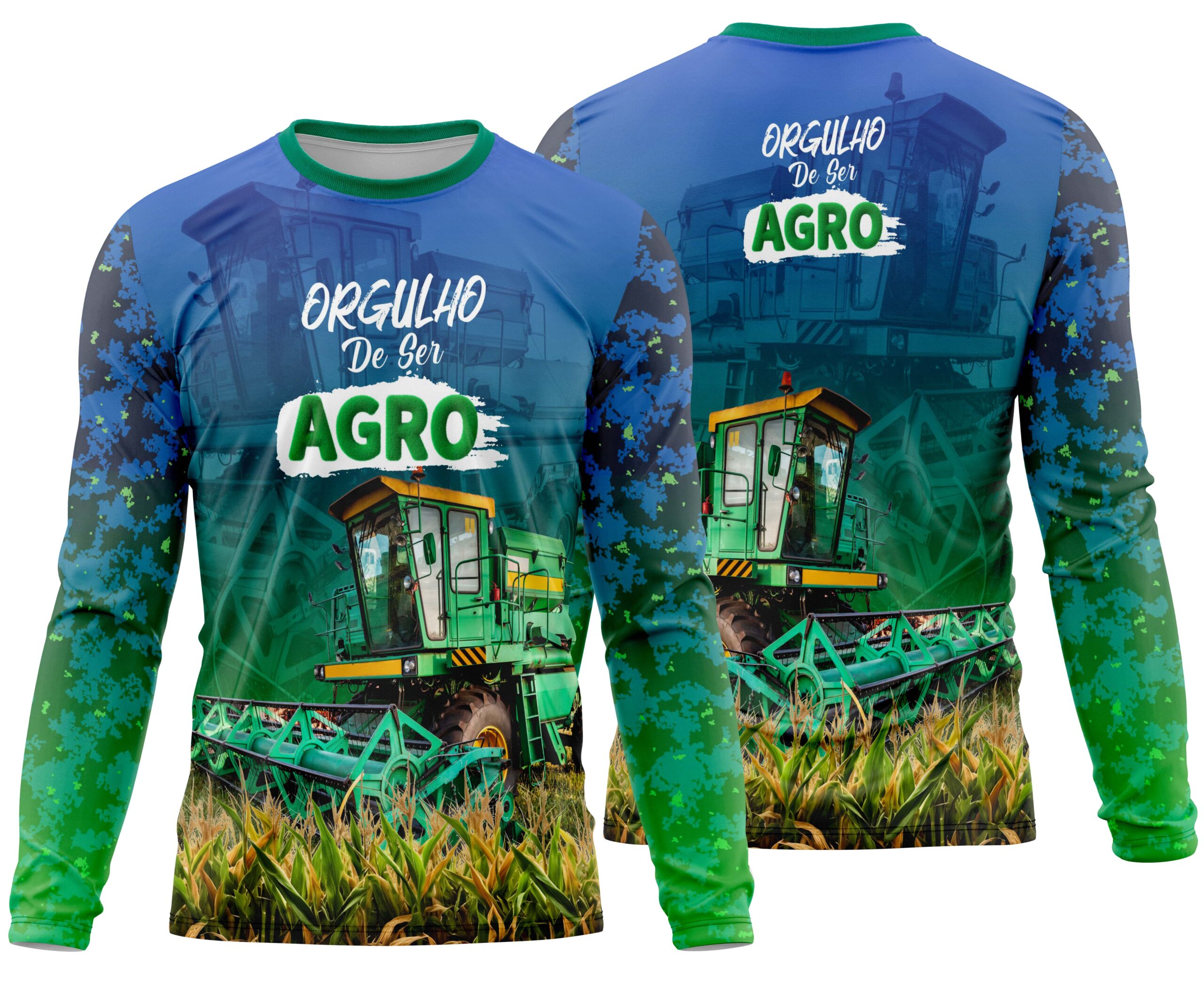 Arte estampa camisa Agro Mod-8