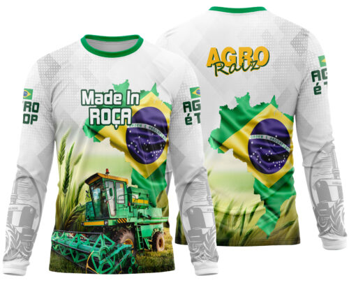 Arte estampa camisa Agro Mod-9