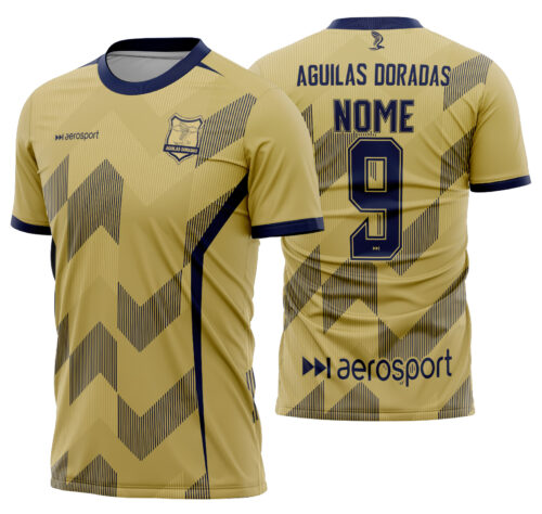 Arte Vetor Camisa Aguilas Doradas Local 2025