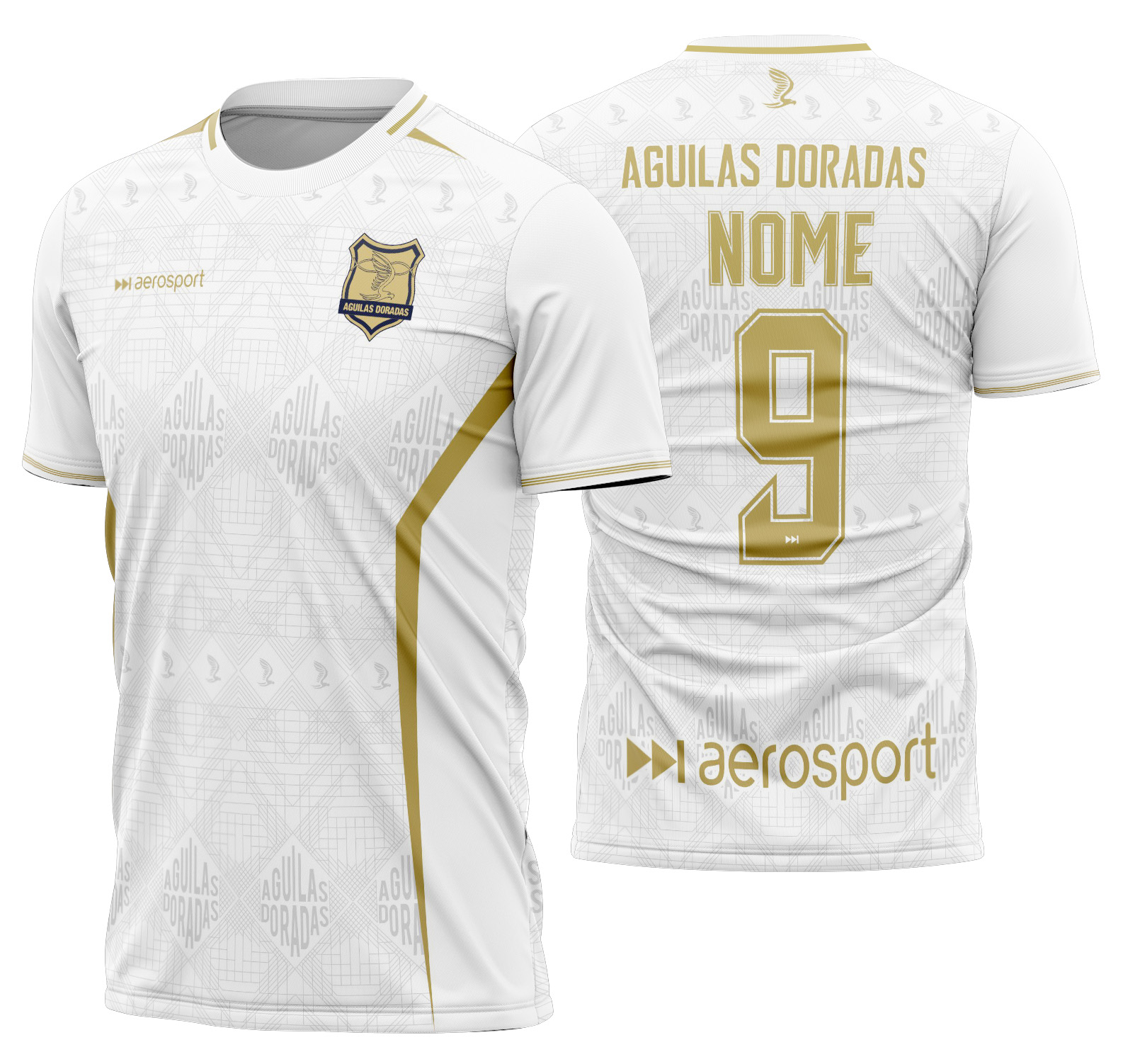 Arte vetor camisa Aguilas Doradas Visita 2025