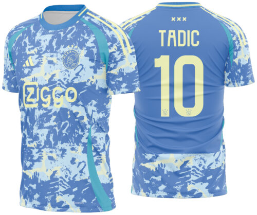 Arte vetor camisa Ajax Visita 2024-2025