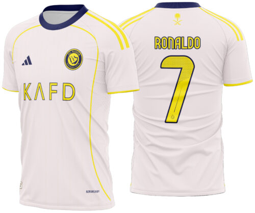 Arte vetor camisa Al-Nassr Alternativa 2025-2026