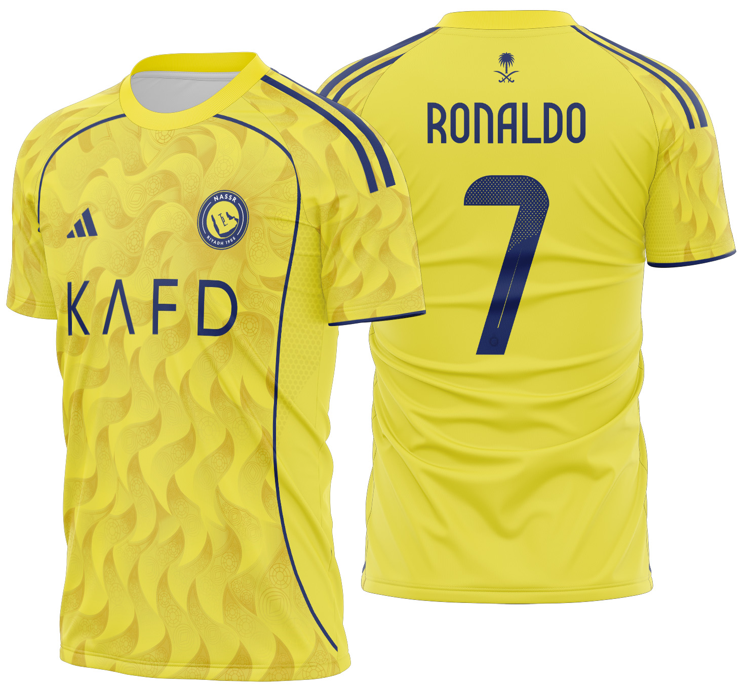 Arte vetor camisa Al-Nassr Local 2025-2026