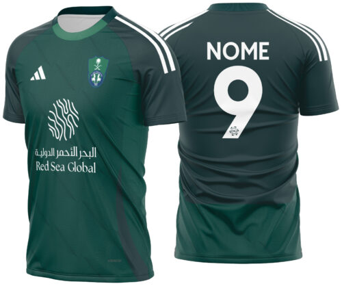 Arte vetor camisa Al Ahli Visita 2024-2025