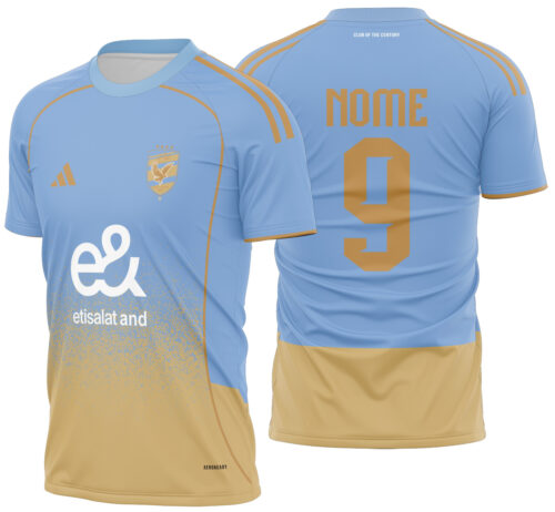 Arte Vetor Camisa Al Ahly Terceira 2025