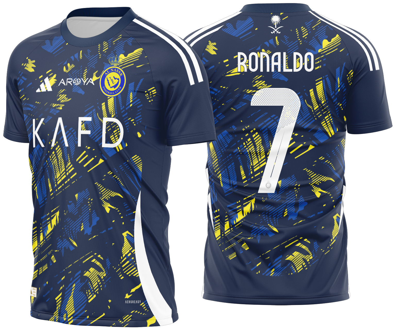 Arte Vetor Camisa Al Nassr Concept 2025