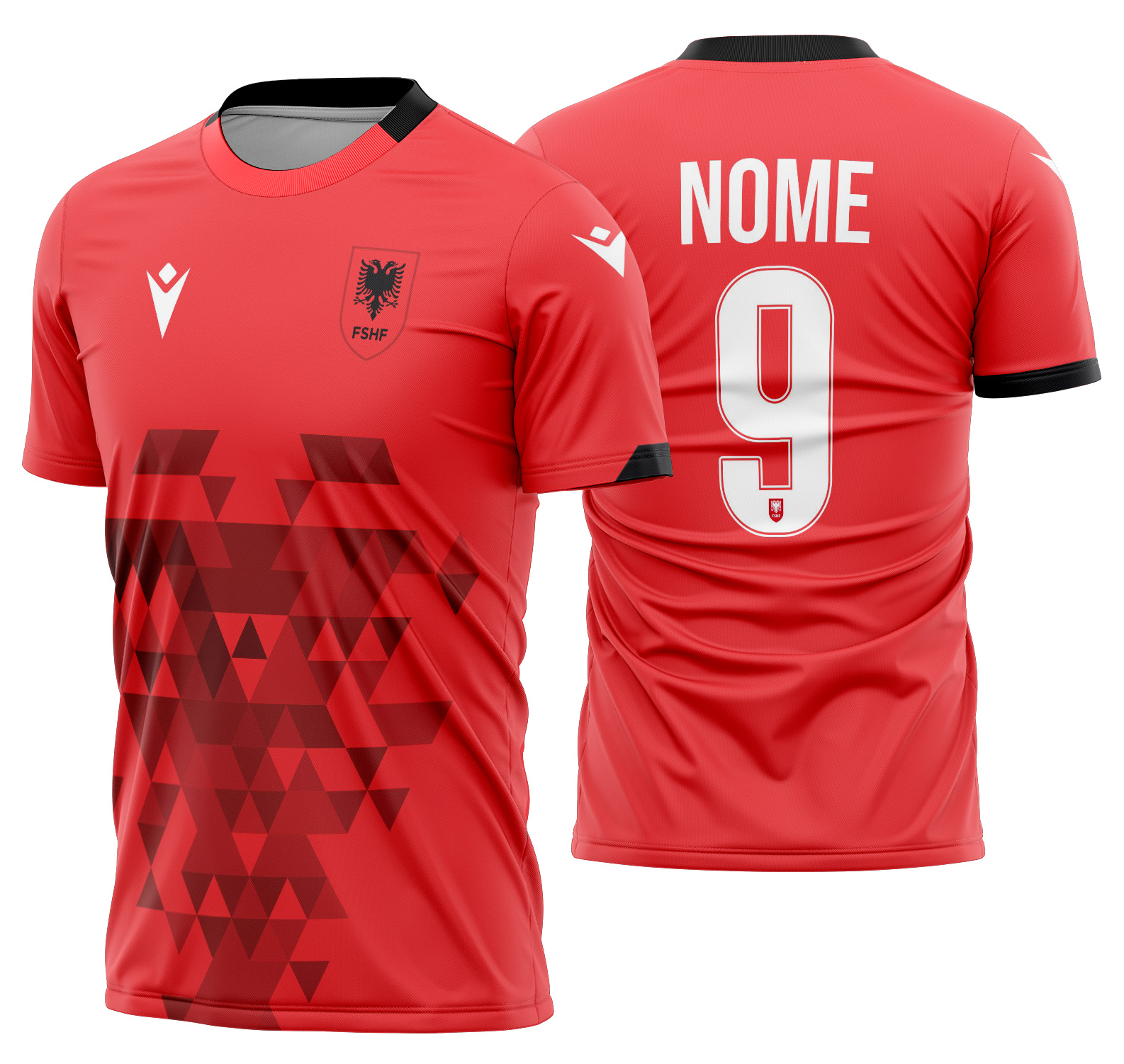 Arte vetor camisa Albânia Local 2021