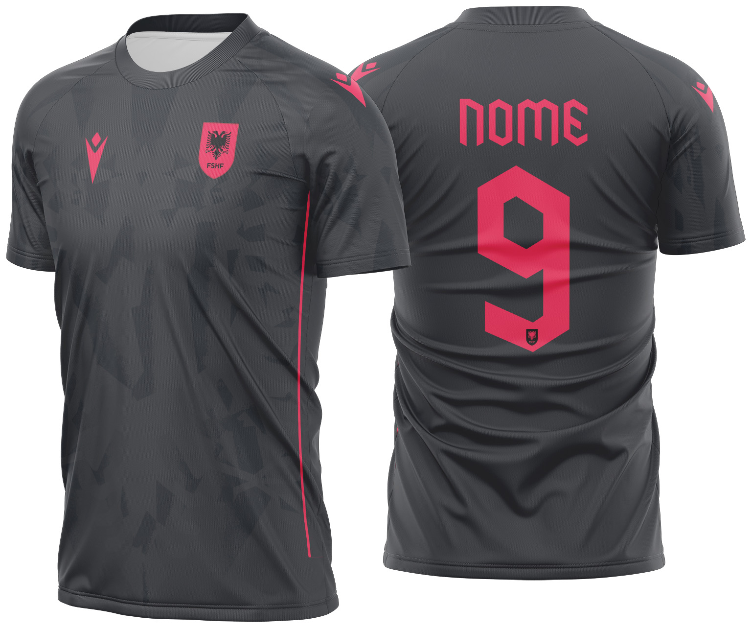 Arte vetor camisa Albânia Third 2023