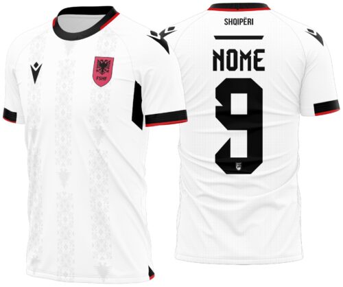 Arte vetor camisa Albania Visita 2024-2025