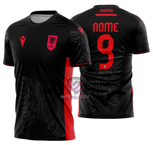 Arte vetor camisa Albania Alternativa 2025-2026