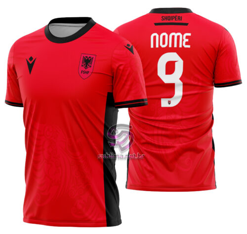 Arte vetor camisa Albania Local 2025-2026