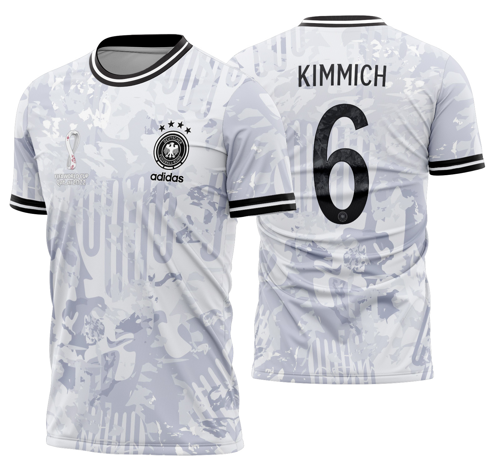 Arte vetor camisa Alemanha Concept Qatar 2022-23