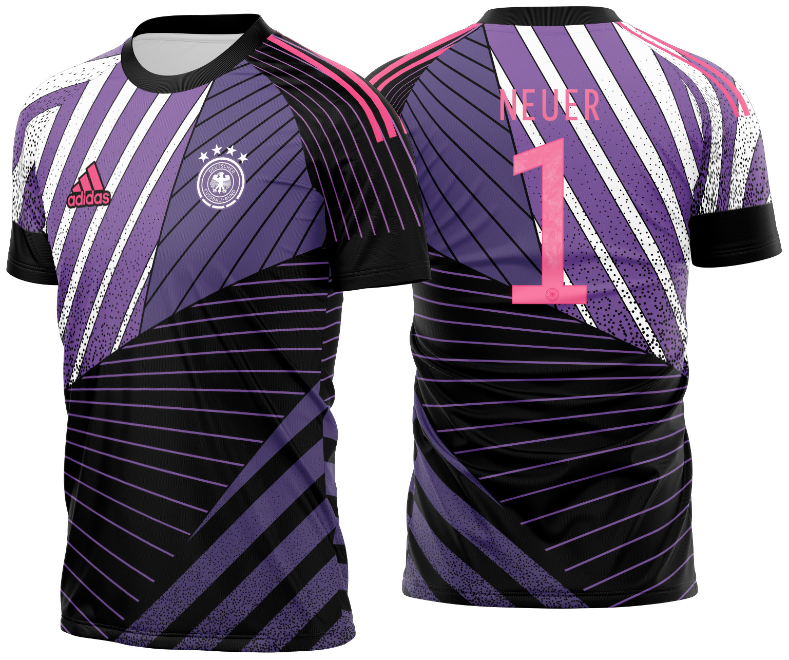 Arte vetor camisa Alemanha goleiro Concept 2022-2023