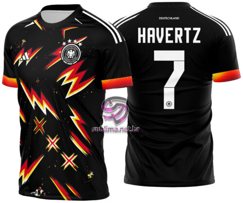 Arte vetor camisa Alemanha Concept 2025