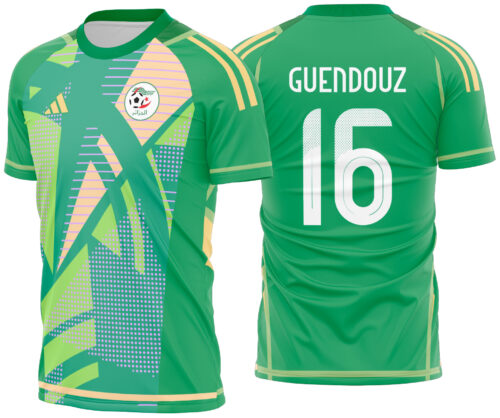 Arte vetor camisa Algeria Goleiro 2024-2025