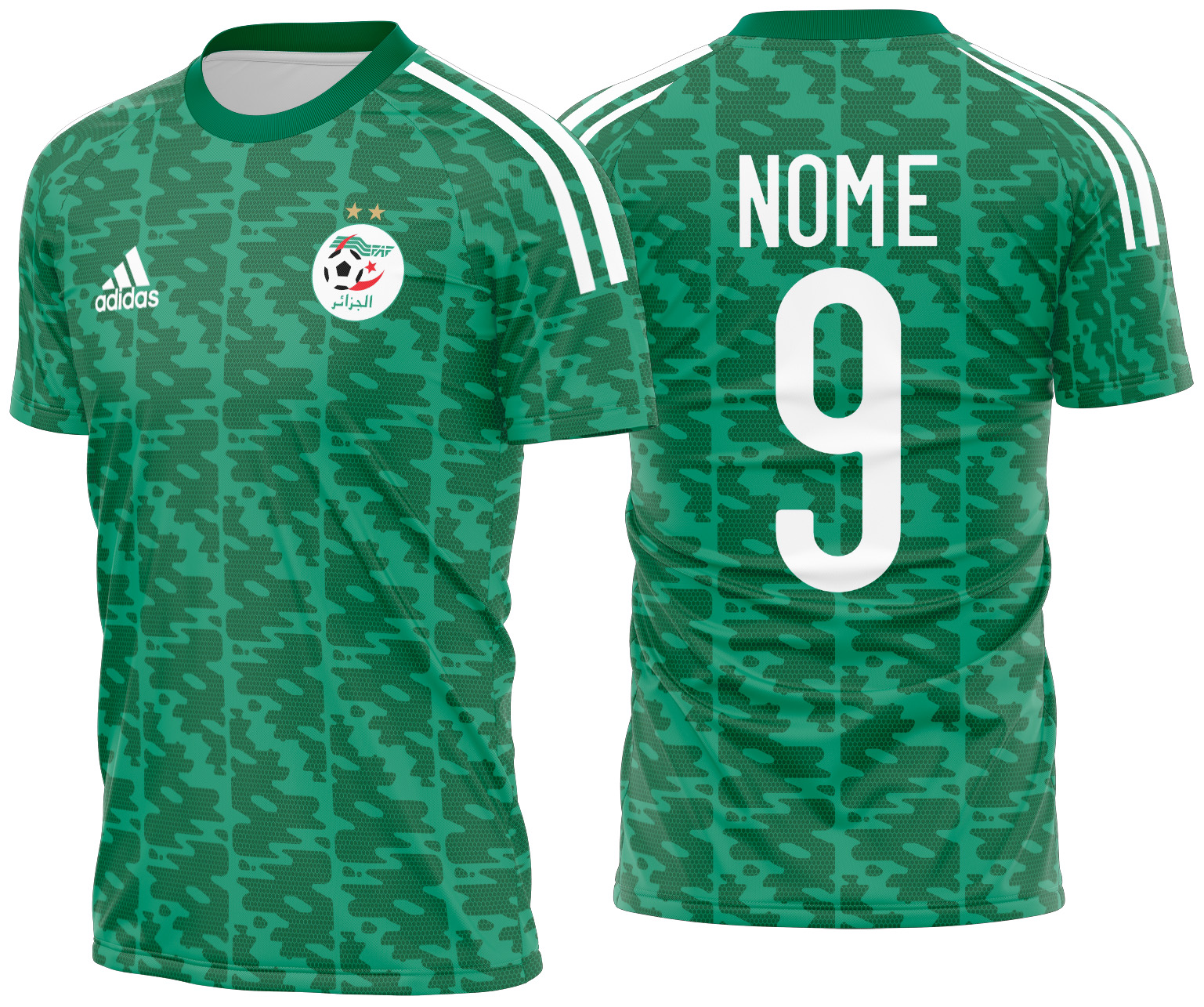 Arte vetor camisa Algeria Local 2021