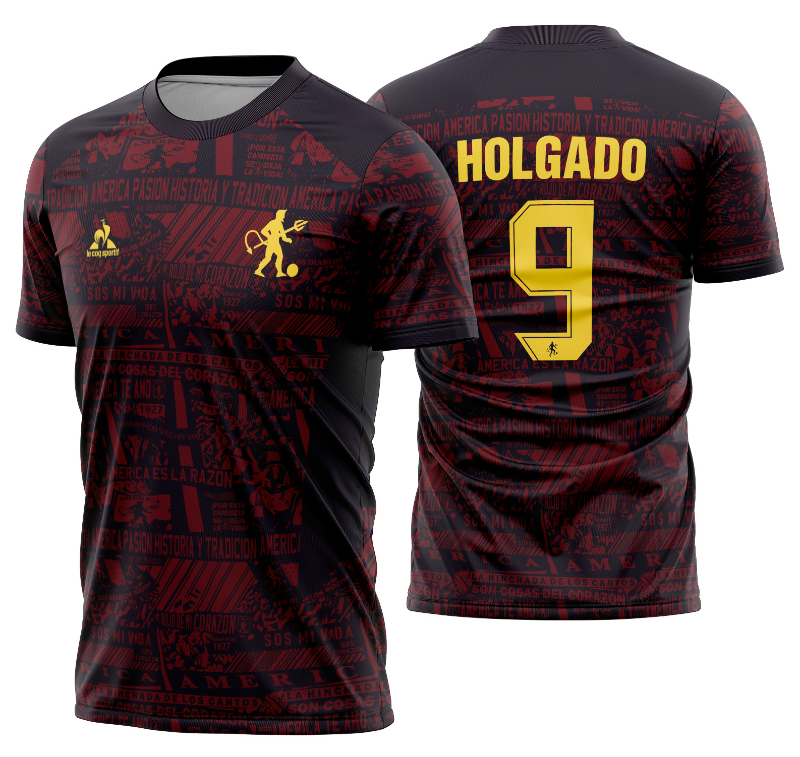Arte vetor camisa América Cali Alternativa 2024-2025