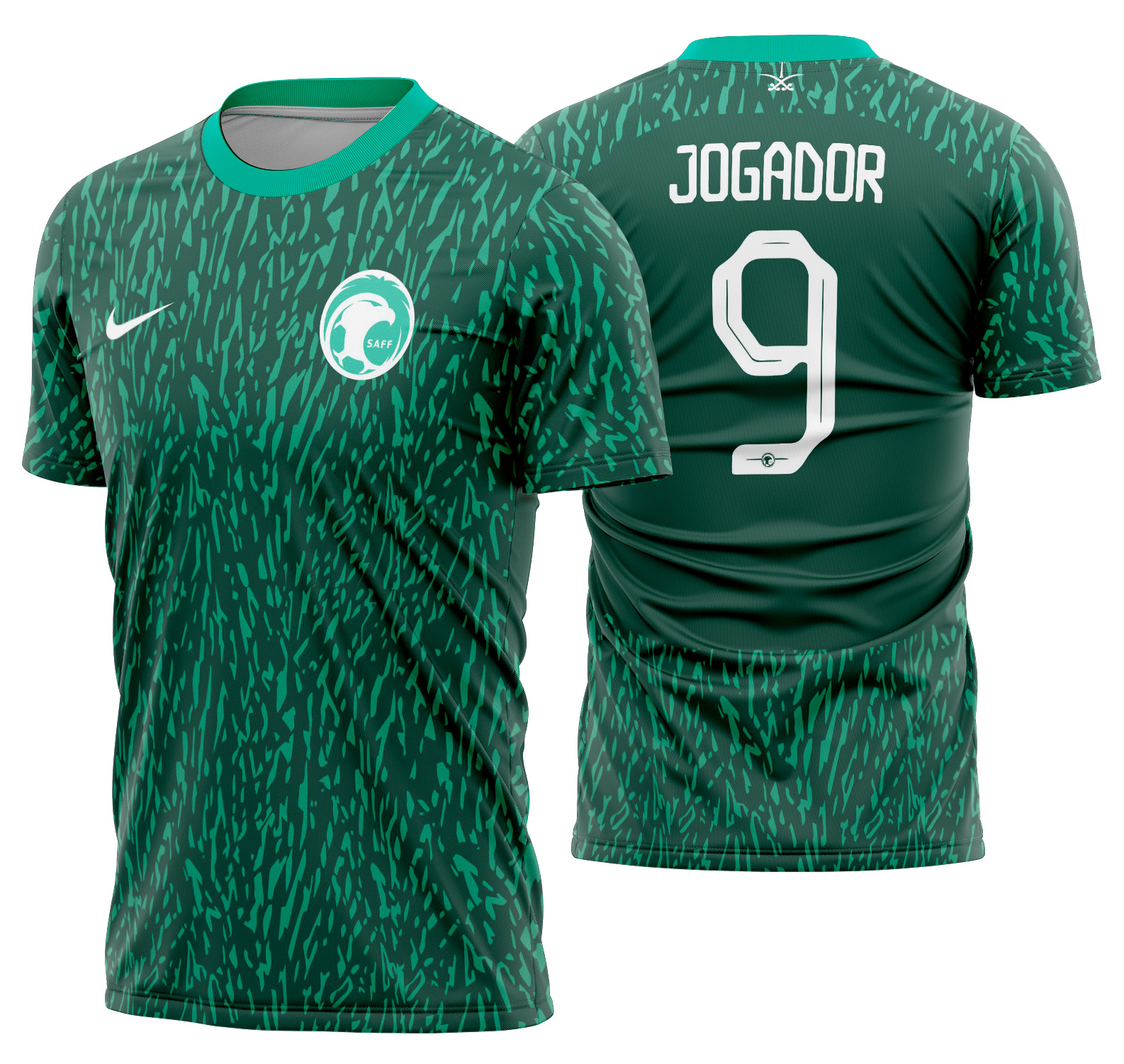 Arte vetor camisa Arabia Saudita Visita 2022-2023