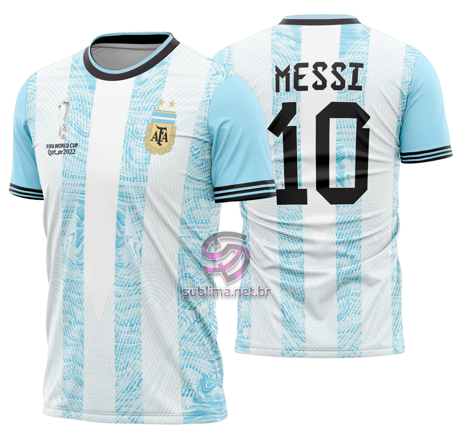 Arte vetor camisa Argentina 2022 Conceito
