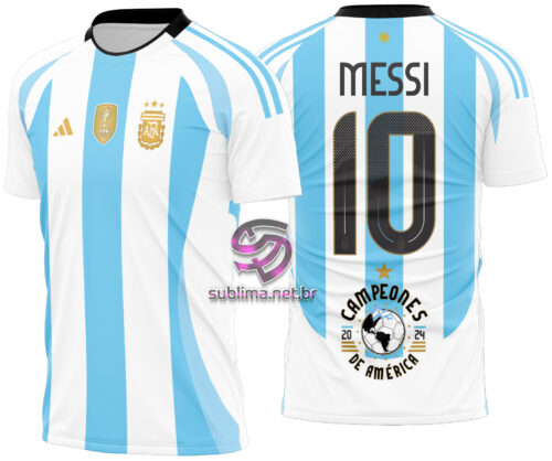 Arte vetor camisa Argentina 2024-25 Campeão