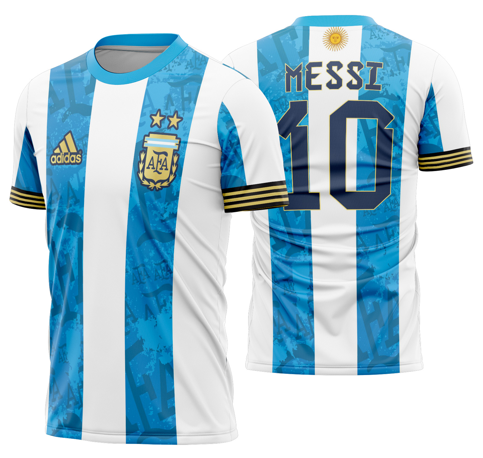 Arte vetor camisa Argentina Adidas Concept 2022