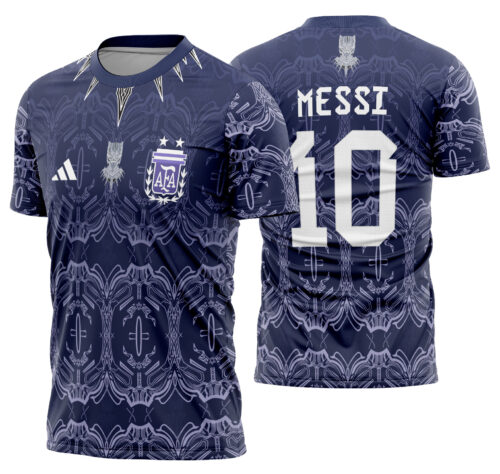 Arte vetor camisa Argentina Black Panther 2022