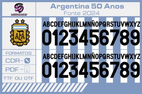 Fonte Argentina 50 anos 2024