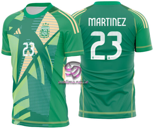 Arte vetor camisa Argentina Goleiro 2024-2025
