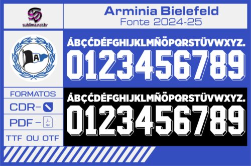Fonte Arminia Bielefeld 2024-25 Macron